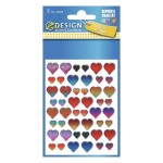 Naklejki Z-DESIGN 3D-serca AVERY ZWECKFORM 48szt. /55209/