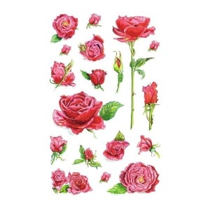 Naklejki Z-DESIGN z kwiatami-róża AVERY ZWECKFORM 54szt. /54337/