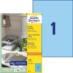 Etykiety Avery Zweckform 210,0x297 Niebieskie 100szt /3471/