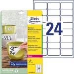 Etykiety Avery Zweckform Usuwalne Heavy Duty 63,5x33, 9 Białe Poliestrowe 20ark A4 /L4773REV-20/