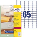 Etykiety adresowe przezroczyste Avery Zweckform; A4, 25 ark./op., 38,1 x 21,2 mm /L7551-25/