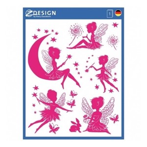 Naklejki Z-DESIGN foliowe na okno-wróżki AVERY ZWECKFORM 8szt. /54996/