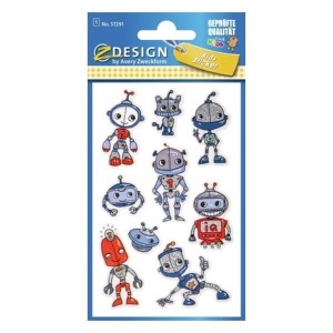 Naklejki Z-DESIGN brokatowe-roboty AVERY ZWECKFORM 9szt. /57291/