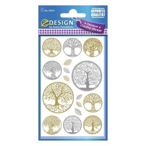 Naklejki Z-DESIGN foliowe-drzewo szczęścia AVERY ZWECKFORM 16szt. /55654/