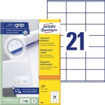 Etykiety uniwersalne Avery Zweckform trwałe  70 x 41 mm, 2100 etykiet  /3481/