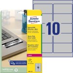 Etykiety Heavy Duty Avery Zweckform srebrne 96 x 50,8 mm, 10 etykiet/A4 /L6012-20/