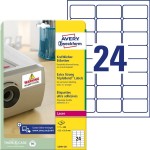 Etykiety TripleBond™ Avery Zweckform; A4, 20 ark./op., 63,5 x 33,9 mm, białe /L6141-20/