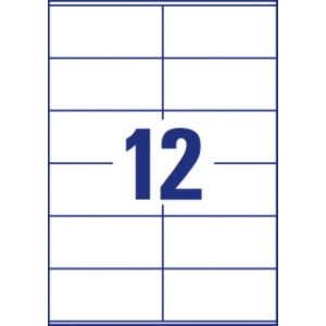 Etykiety uniwersalne Economy Europe100 by Avery Zweckform 105 x 48 mm, 1200 etykiet /ELA021/