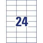 Etykiety uniwersalne Economy Europe100 by Avery Zweckform 70 x 37 mm, 2400 etykiet /ELA011/