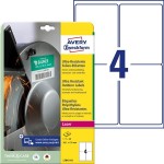 Etykiety polietylenowe ultra resistant Avery Zweckform, A4, 10 ark./op., 99,1 x 139mm, białe /L7915-10/